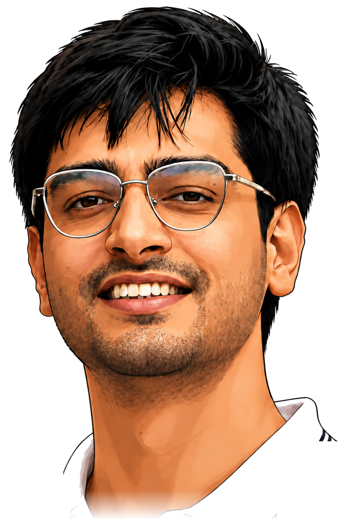 Illustrated portrait of Harshit Halwan